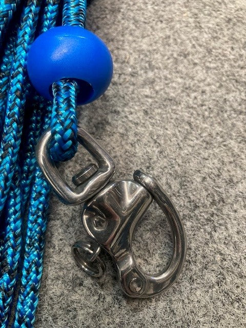 20mtrs x 6mm Dyneema Halyard with Shackle (NEW)  #CRAT-018