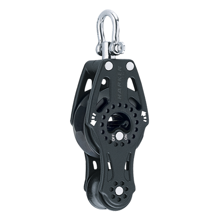 Harken 75 mm Fiddle Ratchet Carbo Air® Block — Swivel