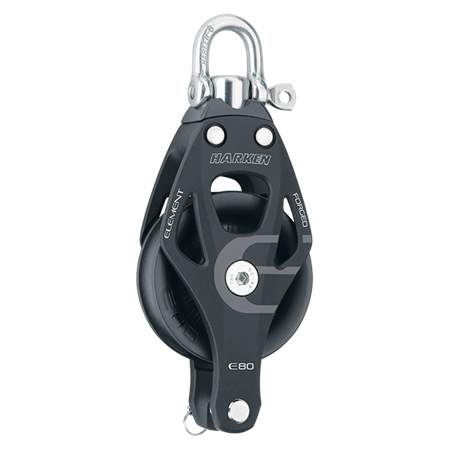 Harken 80mm Element Single Swivel Block w/Becket