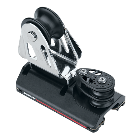 Harken 22 mm ESP Small Boat CB Genoa Lead Car — Two-Sheave, 4:1