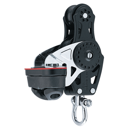 Harken 75 mm Fiddle Carbo Air® Block — Swivel, Cam Cleat