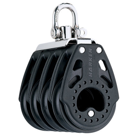 Harken 57 mm Quad Carbo Air® Block — Swivel